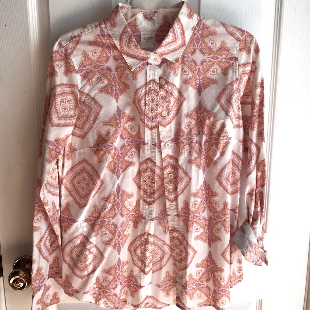 J Crew Paisley Print Ladies Shirt